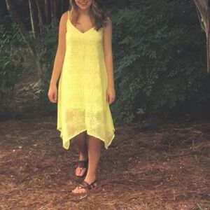 Heartsoul Embroidered Yellow Dress